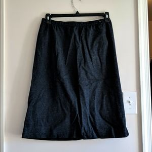 Pendleton Gray Wool Skirt